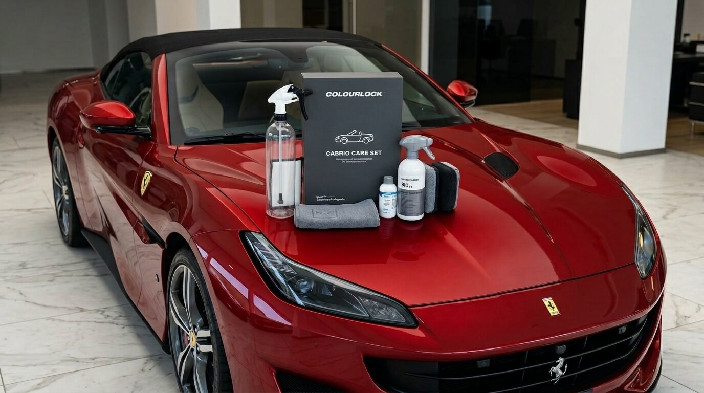 Sada na péči o kabriolet COLOURLOCK – kompletní řešení pro látkovou střechu