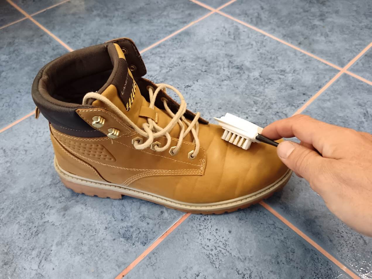 Kartáčování boty s kartáčkem Deluxe