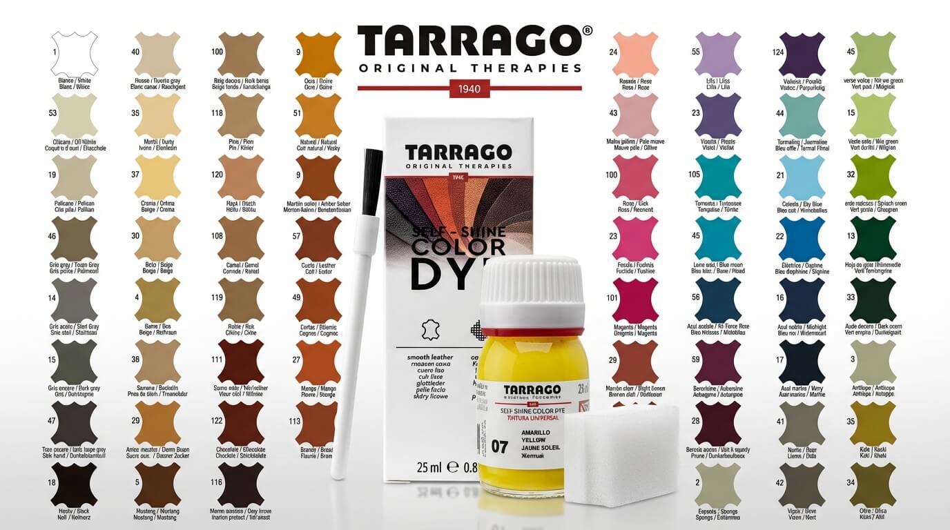 Vzorník Tarrago Color Dye na stránkách www.renovacekuze.cz