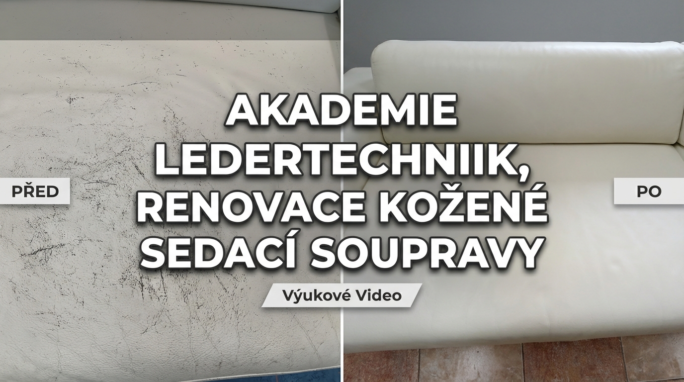 Akademie Ledertechnik - renovace kožené sedací soupravy