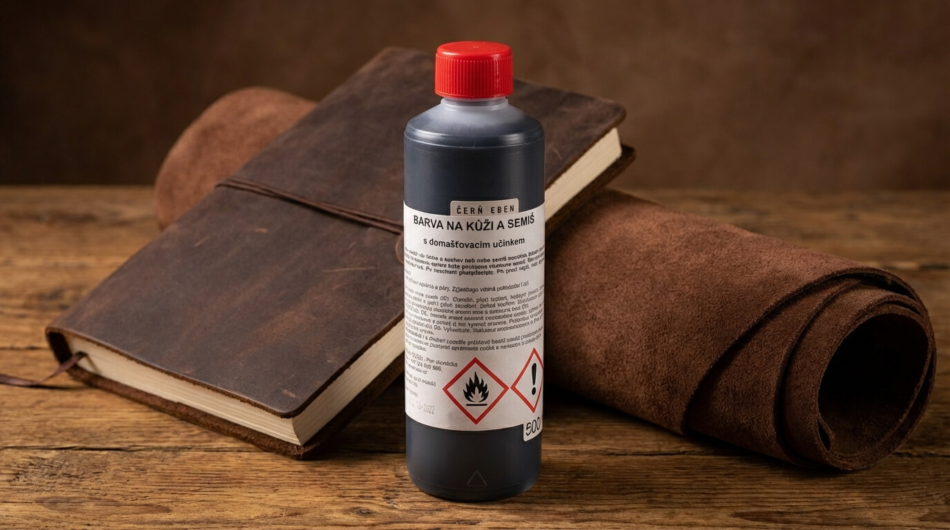 Barva na kůži a semiš