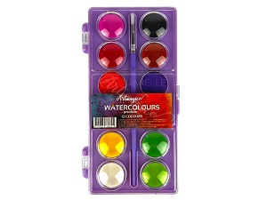 Artmagico akvarelové barvy 12 ks a štětec