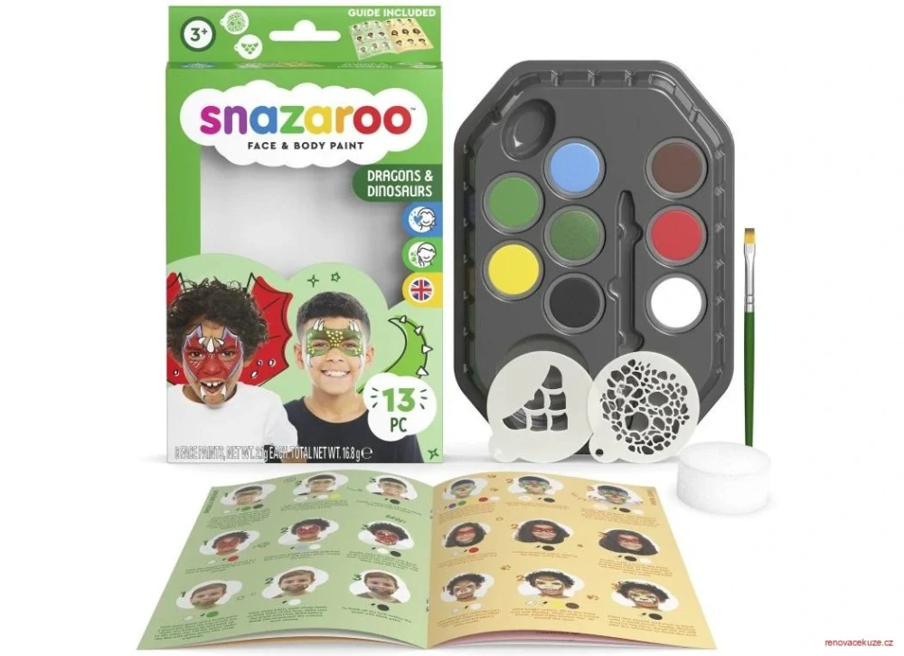Snazaroo obličejové barvy - Drak, Dino