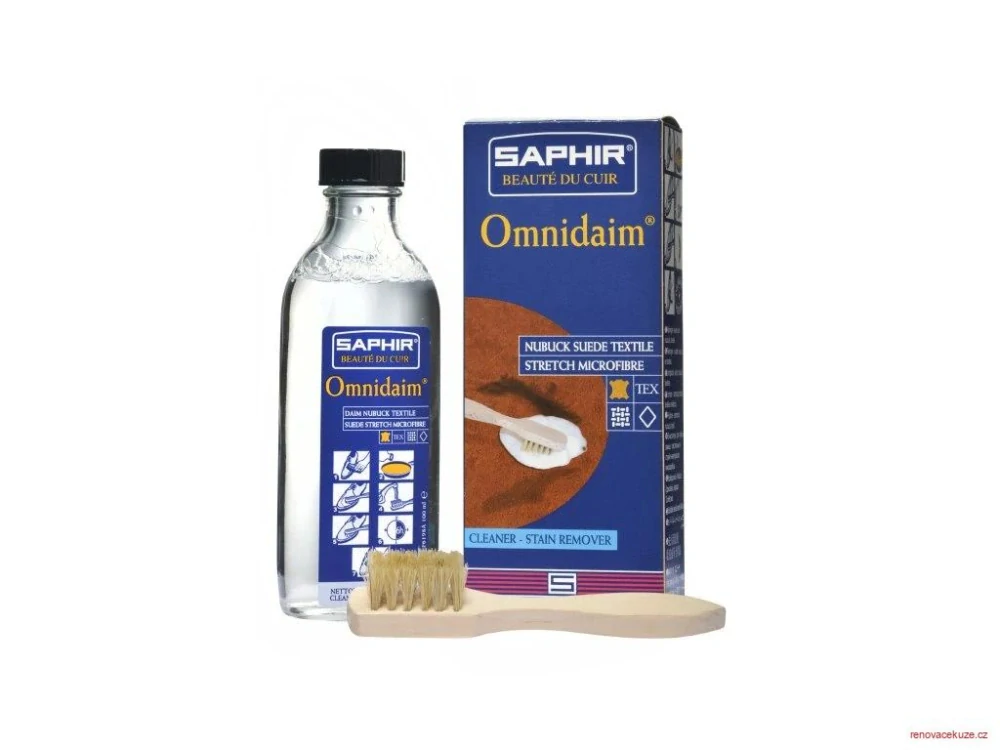 Saphir Omnidaim Čistící kapalina na semiš a nubuk 
