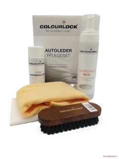 Pečující sada na kožený interiér automobilu