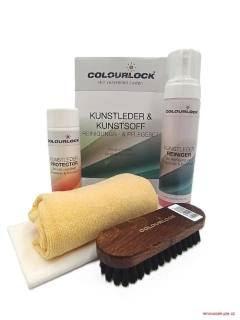 Colourlock čistící a ošetřující sada na koženku a umělé materiály 
