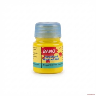 Barva na kůži BANO žlutá