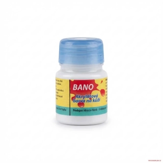 Barva na kůži BANO bílá