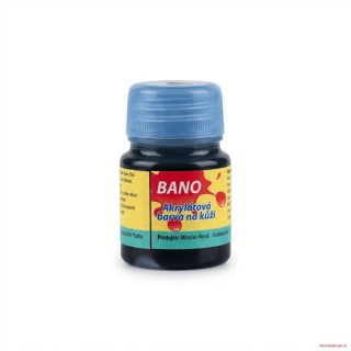Barva na kůži BANO černá